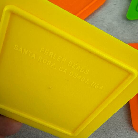 Perler Beads Pegboards Lot Of 11 With 1 Unbranded Various Shapes - Picture 5 of 7